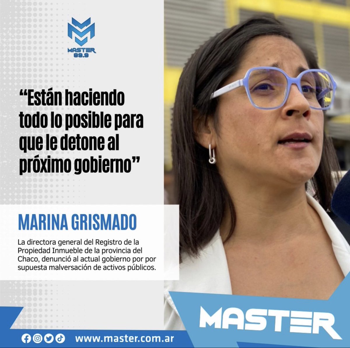 Es muy triste y verdadero lo que dice una funcionaria de Capitanich. Están haciendo absolutamente todo, políticamente, administrativamente y económicamente para que sea muy difícil gobernar.

No les importa la gente. Sólo les importan sus kioscos.