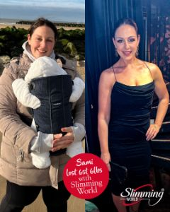Amiemcgjohn's tweet photo. @SlimmingWorld  target member Sami, who lost 6st 6.5lbs, says she has the confidence to wear whatever she wants and can’t wait to enjoy the 🎄 festivities! If you’ve been thinking about making healthy lifestyle changes, get in touch ❤@amiemcgjohn https://t.co/UcwZxsayKo