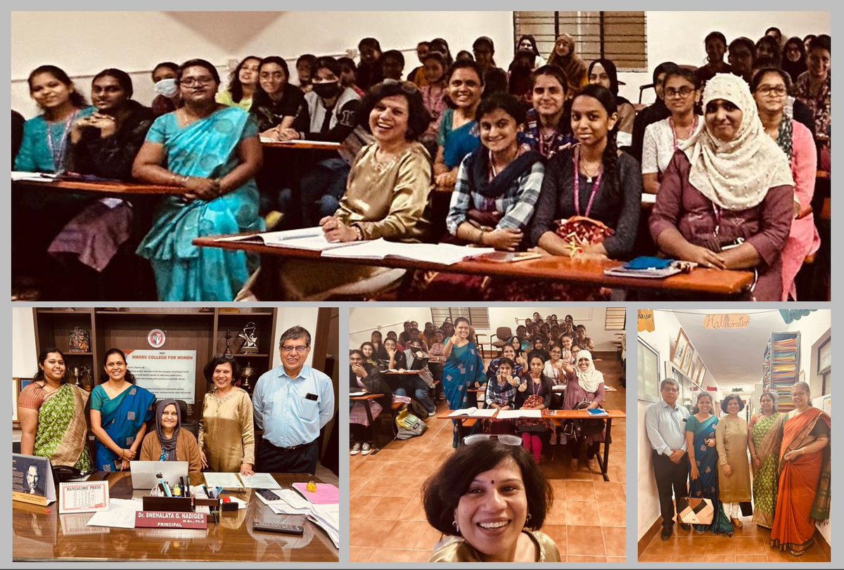 ighose's tweet photo. Bytes from #MyLittleBit: "Excited to share snippets from our 'Dreams Unlimited' initiative at NMKRV College. Teaming up with JV Global, our program is empowering 600 underprivileged girls for career success. Grateful for Sasken Technologies Limited's unwavering support! https://t.co/SKBTk2pR1y