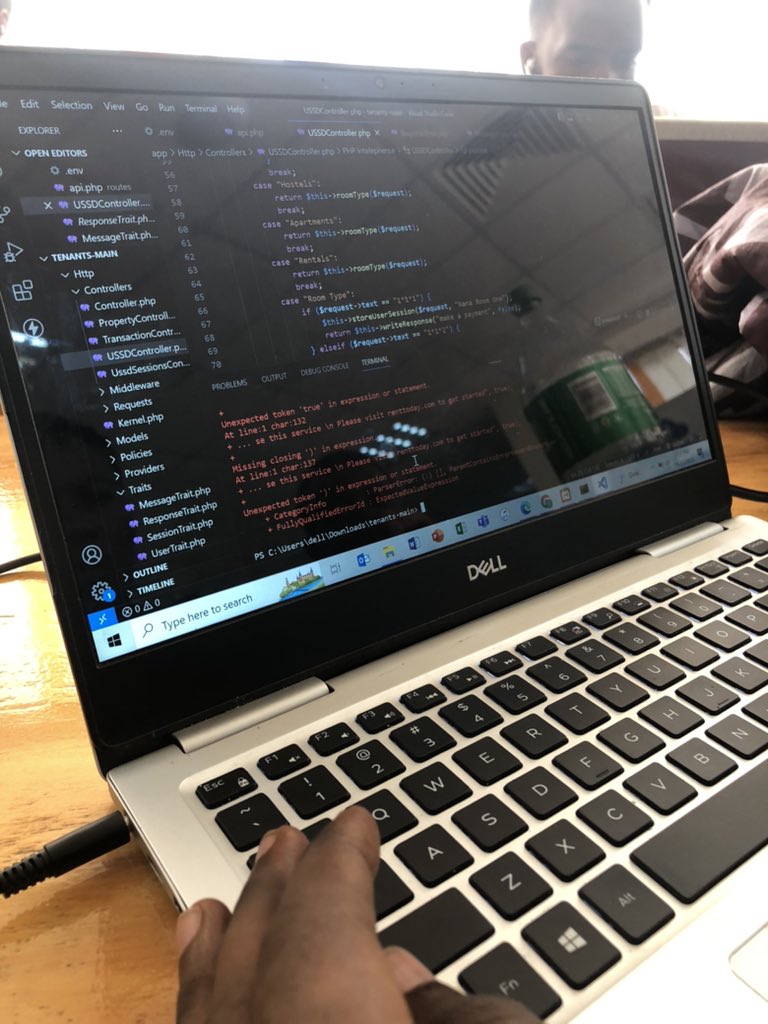 MRLorna2's tweet photo. Debugging errors, #WeLoveNerds #BuildWithAT https://t.co/aRBUTKS5Ne