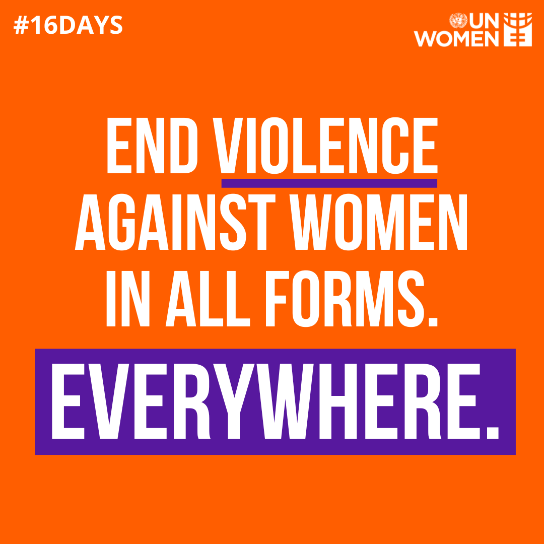 This #16Days of Activism, #PLEADyetu: 📣 Says there is #NoExcuse for gender-based violence