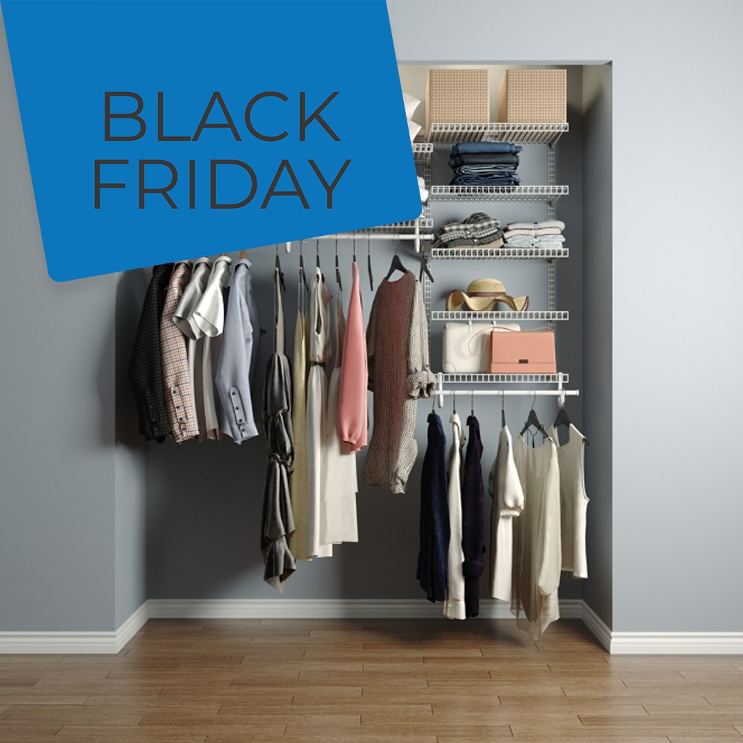 The Black Friday & Cyber Monday deals keep on coming 🖤 Keep your utility room, cloakroom or garage clutter-free and secure up to 70% off Wall Mounted Clothes Storage Shelving Kits! 🛒: bit.ly/49ROWxc