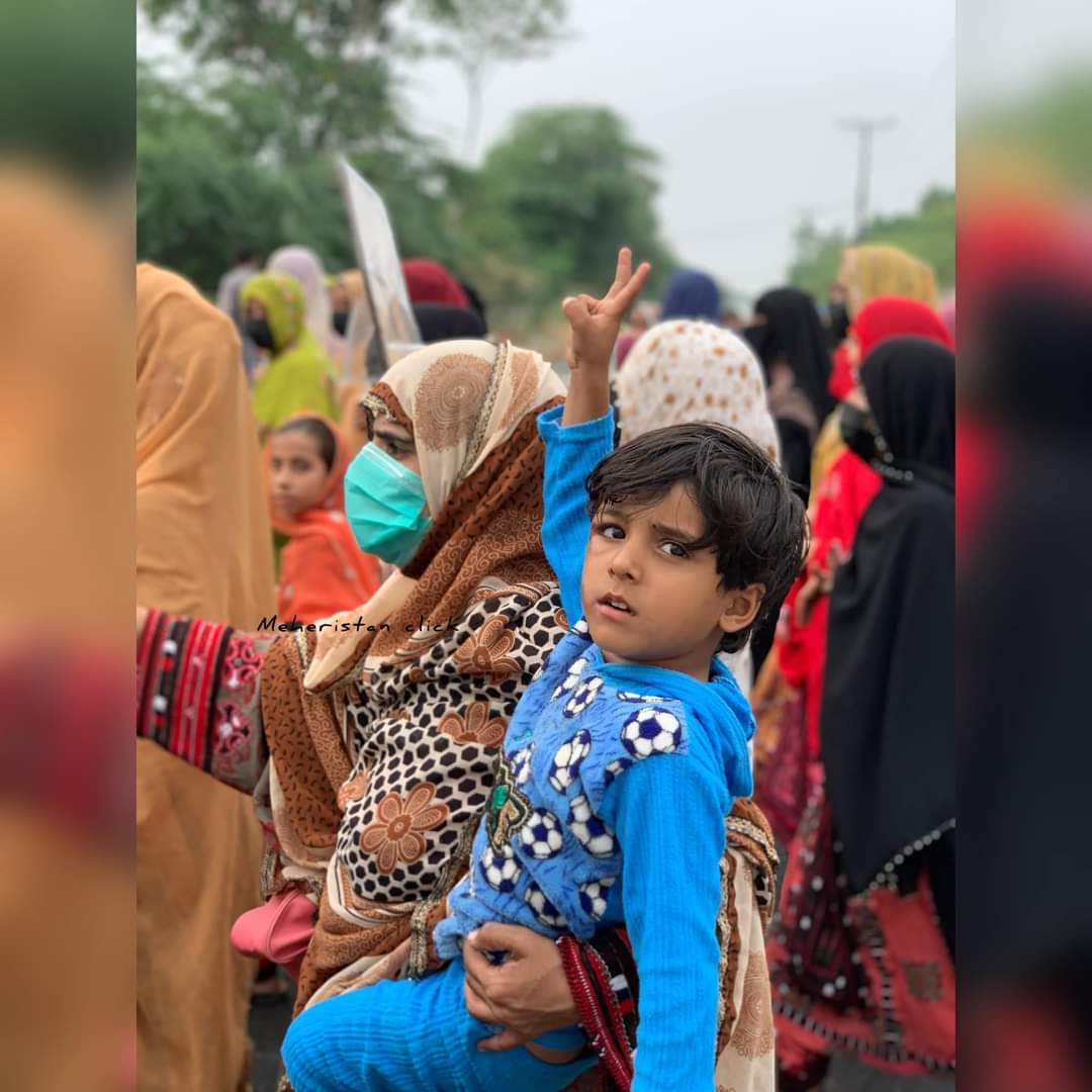 Such kids sooth revolutionary ideas from such protests and processions: this is all due to your torturous mindset towards the people of the land!
#StopBalochGenocide