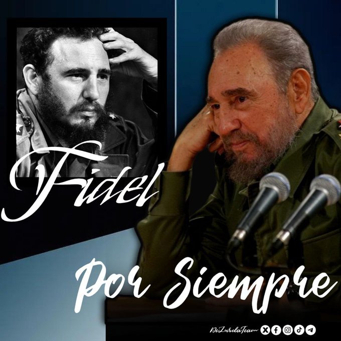 #LuisBáez '#Fidel tiene varios títulos, pero su autoridad se deriva de la mejor manera que el pueblo lo llama: Comandante, o simplemente #Fidel.' #UnidosxCuba #MatancerosEnVictoria @yamilapenao @ReinaldoCruzRi4 @AlinaLiFGR @MarcosA63051527 @SuselyMorfaG @mariofsabines