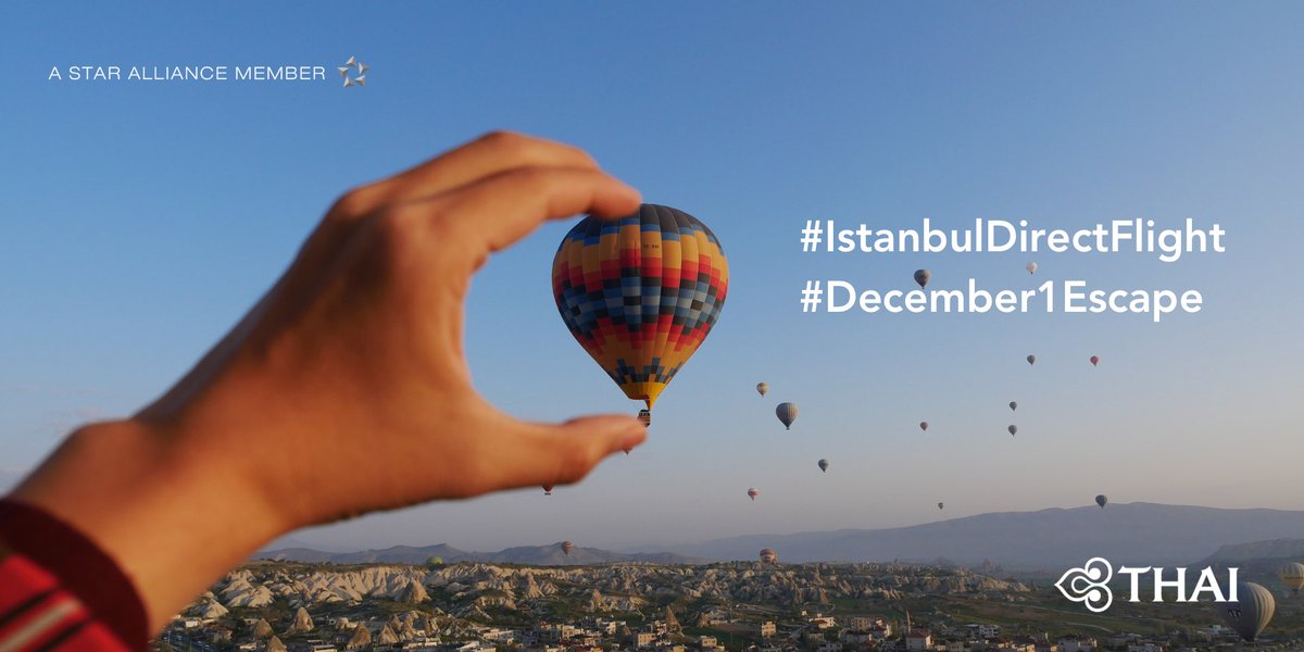 Pack your bags! Just 5 days left to catch our direct flight to the mesmerizing beauty of Istanbul on December 1st. Your unforgettable journey starts here. 🏰🌆 Book now at thaiairways.com 

#thaiairways #istanbul #Türkiye  #IstanbulAdventure #BookNow