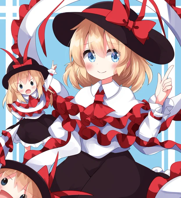 2155日目 お題箱より衣玖さん衣装のアリスちゃん