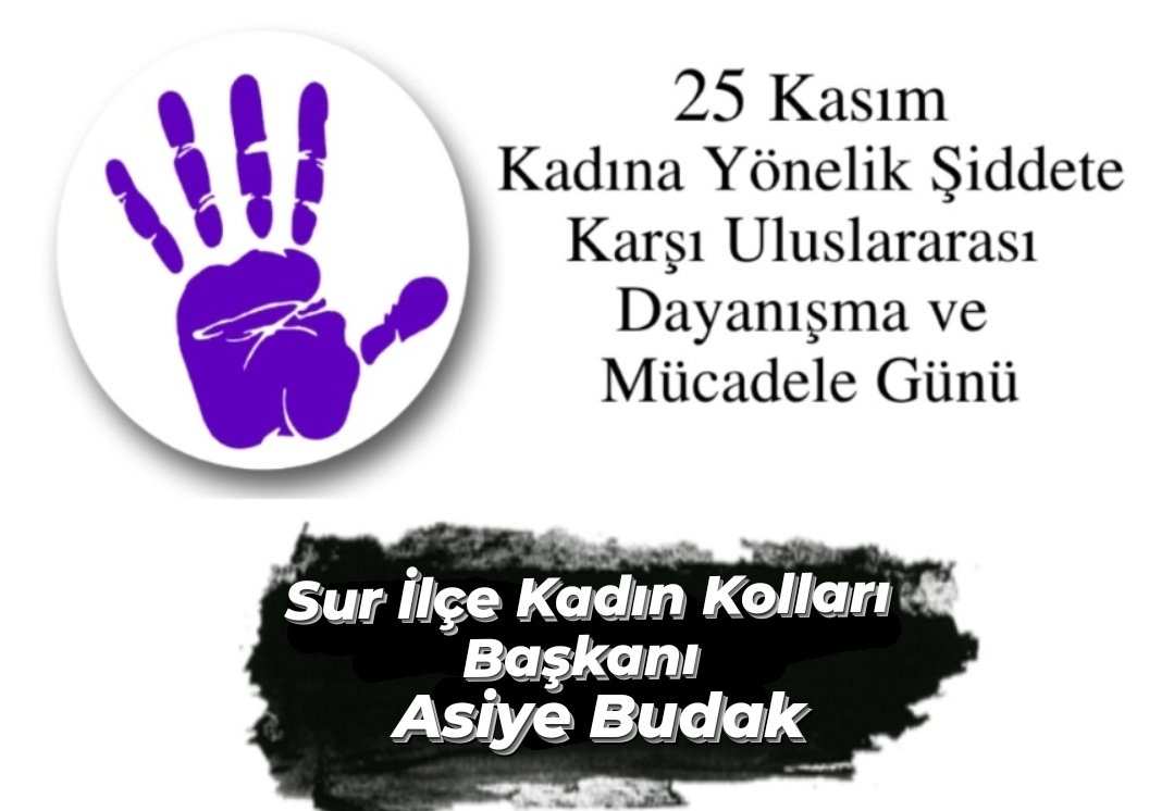 Şiddetin hiçbir türünü kabul etmiyoruz! Kadına yönelik şiddete DUR diyoruz.
#KadınaYönelikŞiddeteHayır