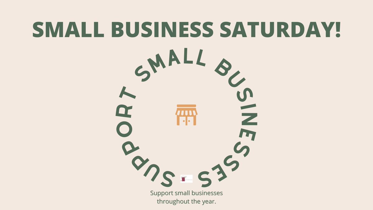 LuhrsAssocPress's tweet photo. Did you know nearly 32 million small businesses operate in the United States? Today, on Small Business Saturday & the holiday season, shop locally and support small businesses! Shop in the store, online, or curbside.
#ShopSmall #shopsmallbusiness #smallbusinessaturday https://t.co/XAnaW9y9M2