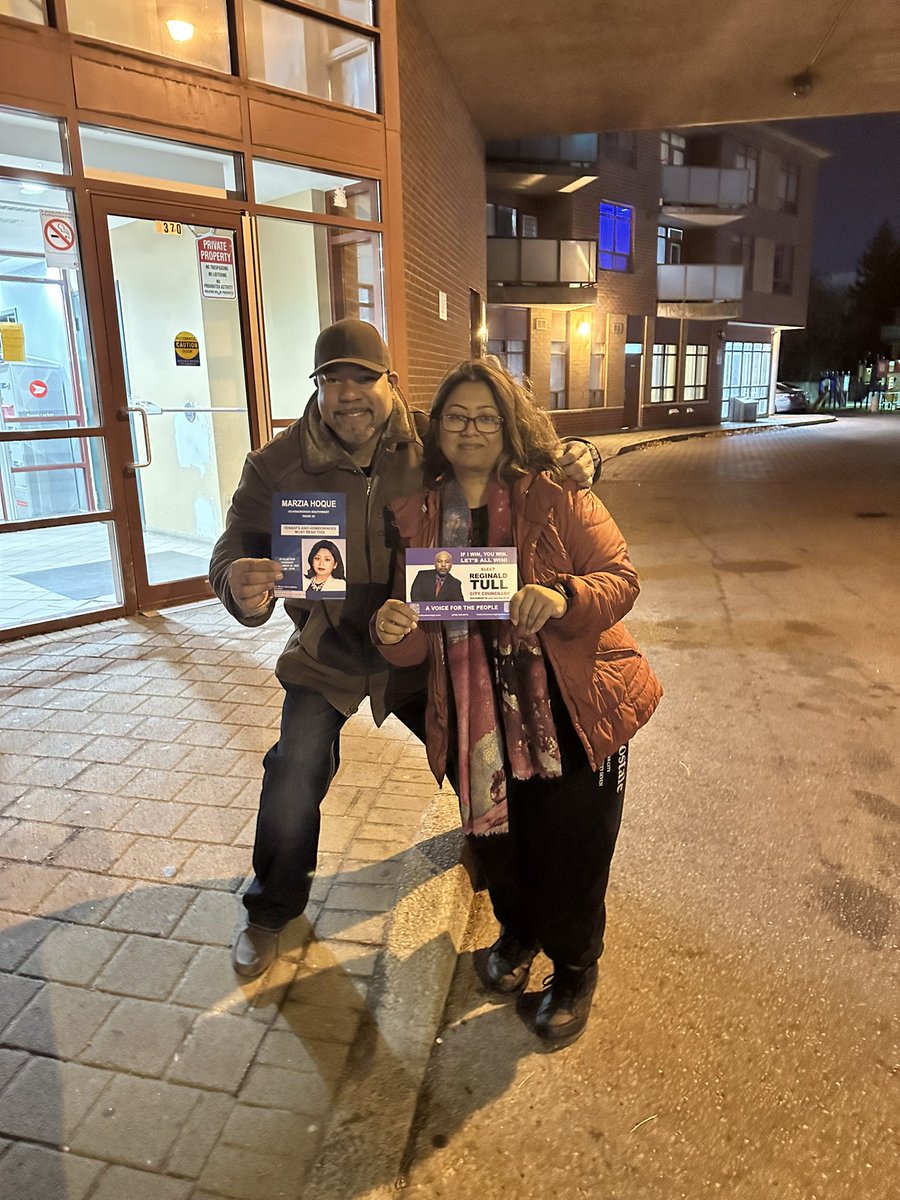 Out campaigning last night and came across Marzia. Beautiful lady with a kind heart.