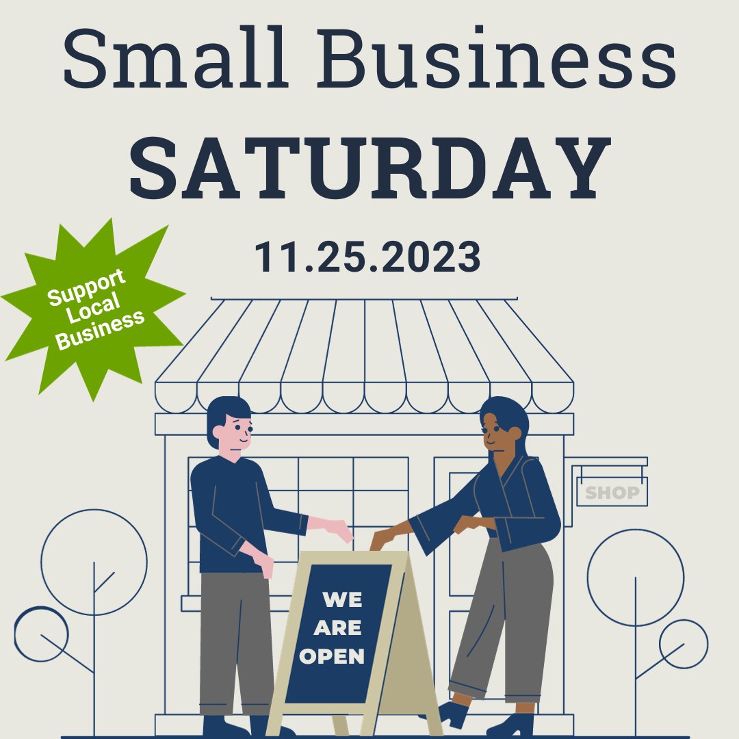 Small Business Saturday encourages people to shop their small and local businesses. Purchasing from these businesses helps support our community and reduces the emissions produced by having products shipped to us. Consider patronizing a small business to celebrate this holiday!