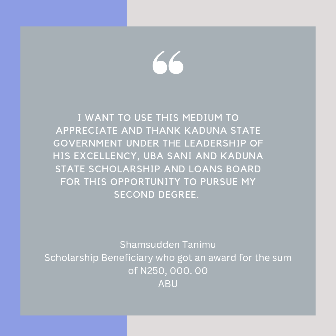 Kaduna State Scholarship & Loans Board tweet media
