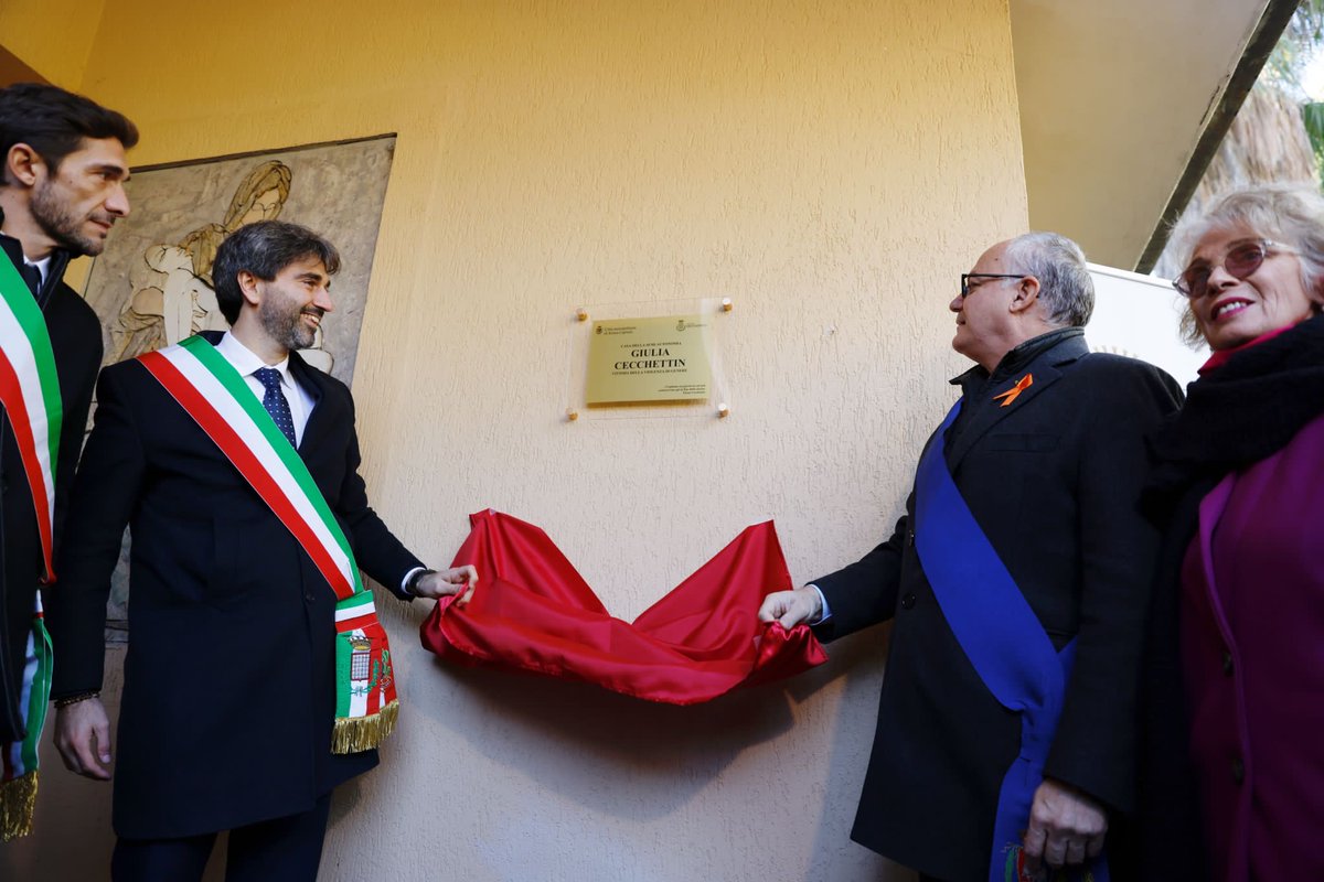 Inaugurata a Grottaferrata la casa di semi autonomia per donne vittime di violenza e ai loro figli, intitolata a #giuliacecchettin, dal Sindaco #CittaMetroRoma <a href="/gualtierieurope/">Roberto Gualtieri</a>  e la Consigliera Tiziana Biolghini

shorturl.at/szBJ8