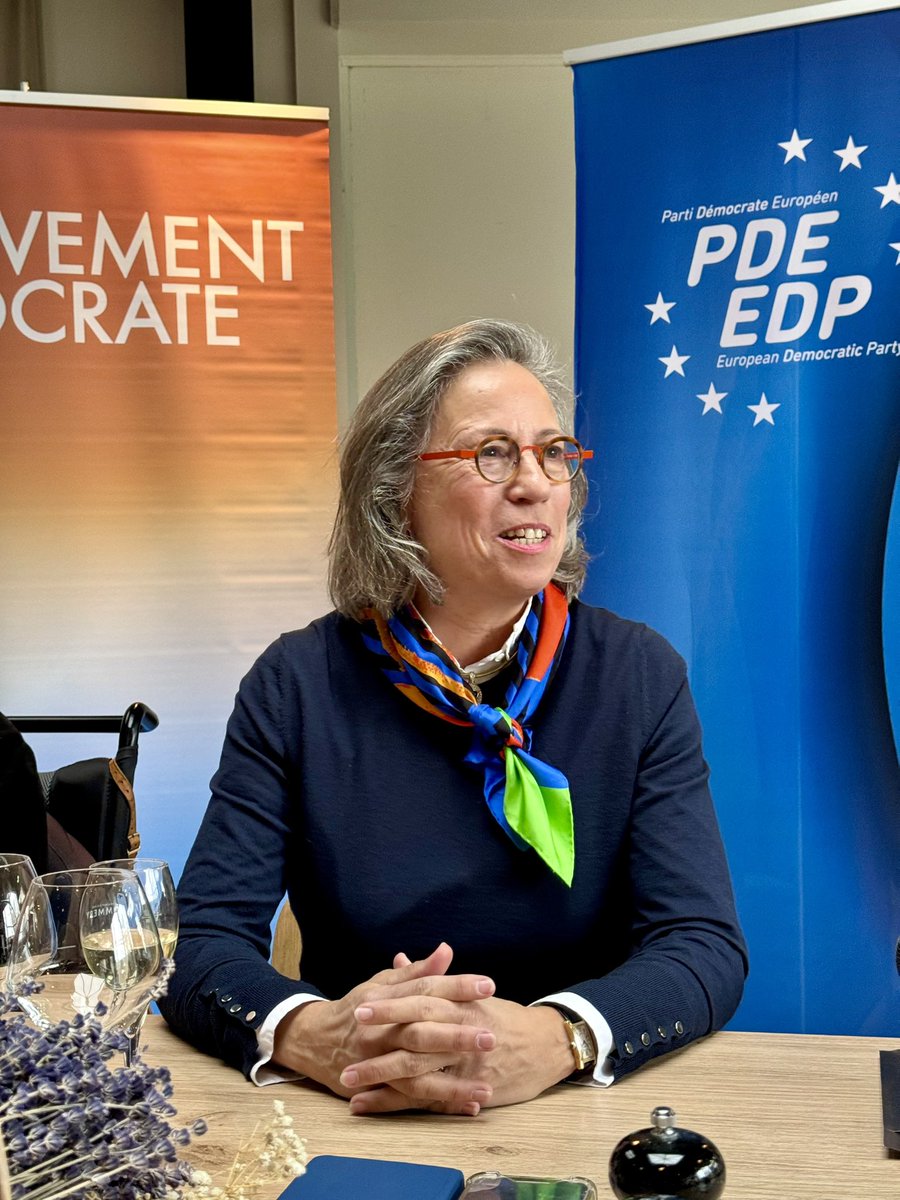 DemMarne's tweet photo. @DemMarne reçoit @SabineThillaye pour parler #Europe @MoDem #WeekendsDemocrates #MoDem @UnionArdennais @France3CA @fbleuchampagne https://t.co/KXcvuhtkU2