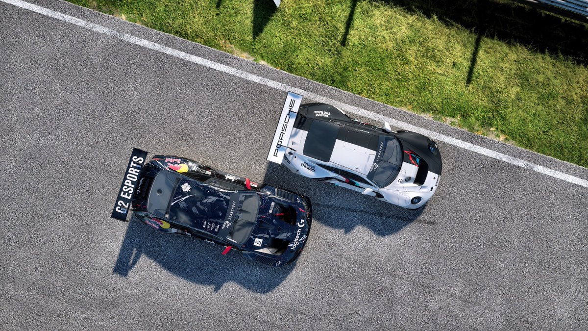 PorscheRaces's tweet photo. #ESLR1Major - Race 3 of the #DreamHack final is coming up. After the win @CircuitSpa and P8 @Autodromo_Monza, @JKRogers_92 is in 4th place now with 98 points. @Dayne_Warren is in 8th position. Next stop: #Hockenheimring
#RecodeTheRace #Rennsport_GG #Porsche #CoandaEsports https://t.co/TDsdqZysme