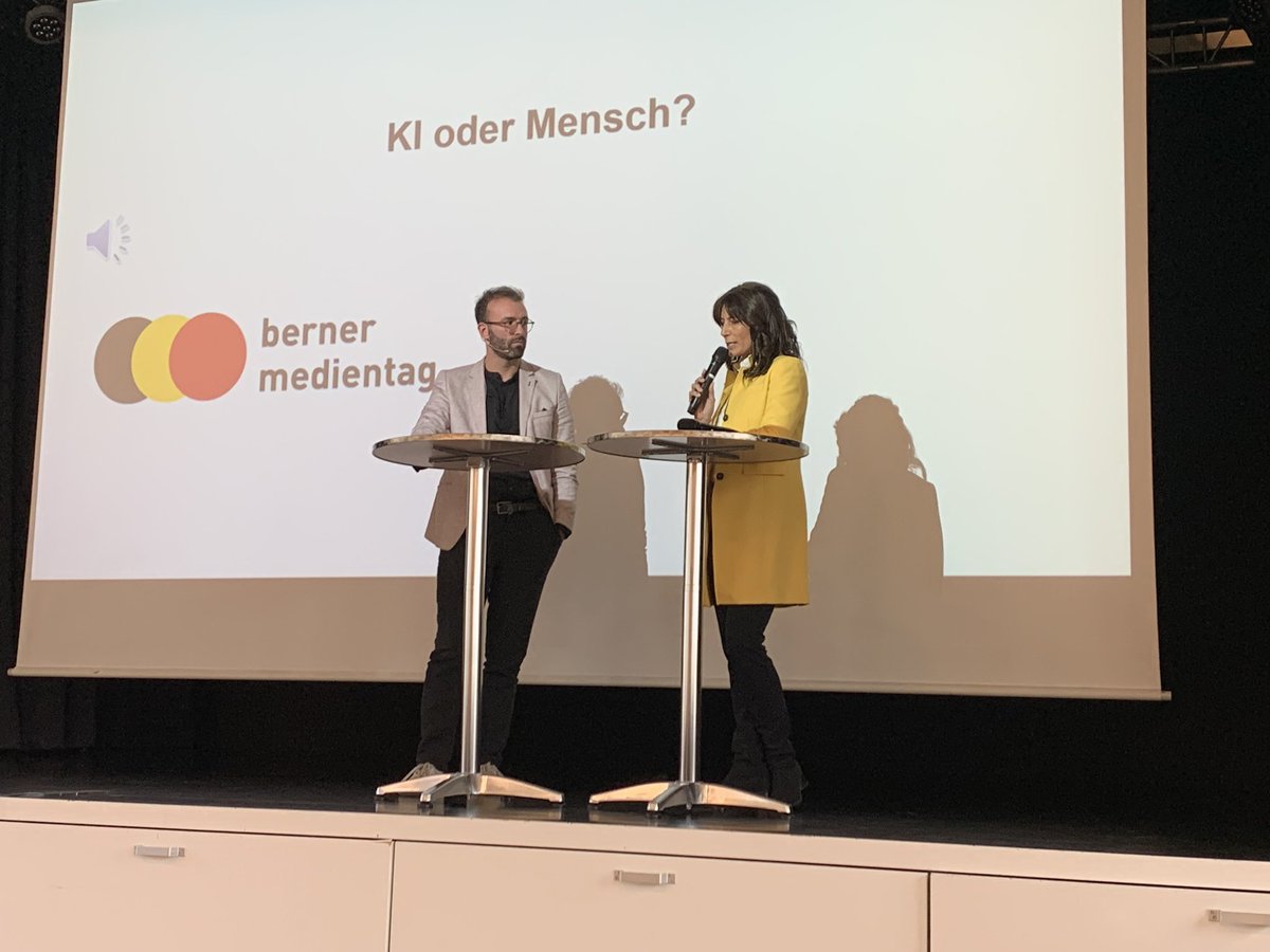 KI im Journalismus - wo sind die moralischen und ethischen Grenzen? Welche Gefahren gibt es? Das diskutieren wir mit <a href="/DennisBuehler/">Dennis Bühler</a> am #bmt23 #bmt #medien #KI #journalismus