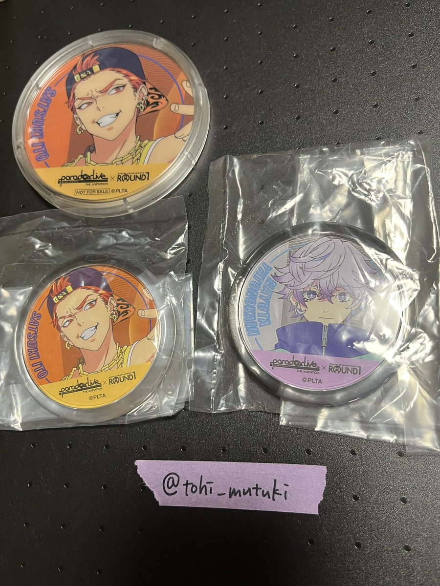 tohi_mutuki's tweet photo. [パラライ ラウワン 交換]

譲▶︎紗月(コースター、マグネット)
　　那由汰(マグネット)

求▶︎アン

郵送＞札幌市内手渡し
どなたでもお気軽にお声掛けください https://t.co/pgGbg5hI9g