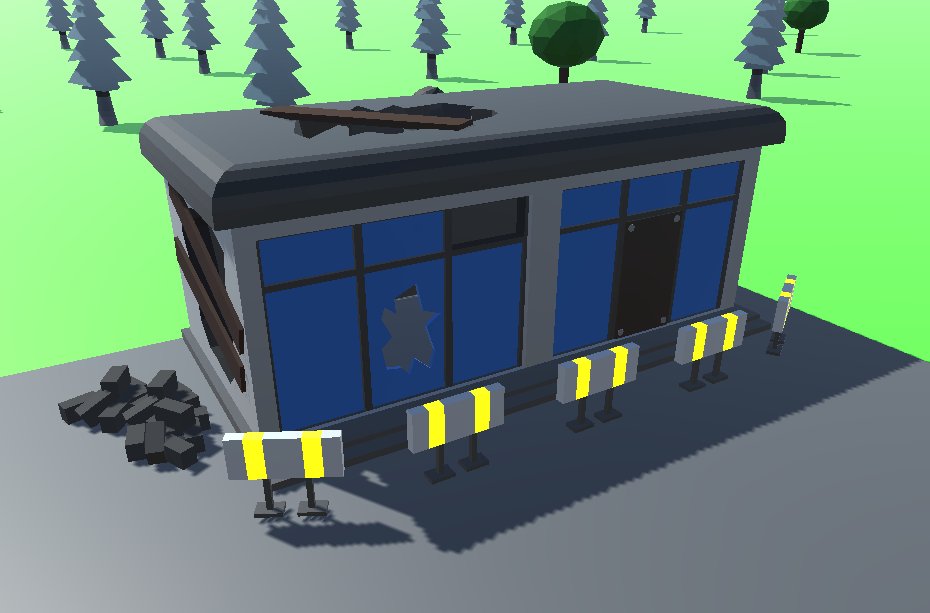 At the beginning of the game the shop at the petrol station will be destroyed, but then it can be renewed and you can earn extra income ⛽️

#gamedev #gamedevelopment #3Danimation #indiedev #games #GameDev #IndieGameDev #indie #indiegamedeveloper #unity3d #ScreenshotSaturday
