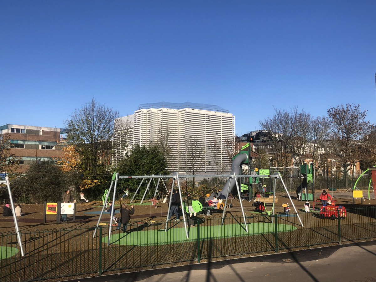 So fantastic to see lots of local children enjoying the newly refurbed playground at #Ruskinpark this sunny morning, which is now open to the public ☀️

“It’s the best” said one happy child before taking another turn on the slide!

#NewPlayground #PositiveVibes #SouthLondon