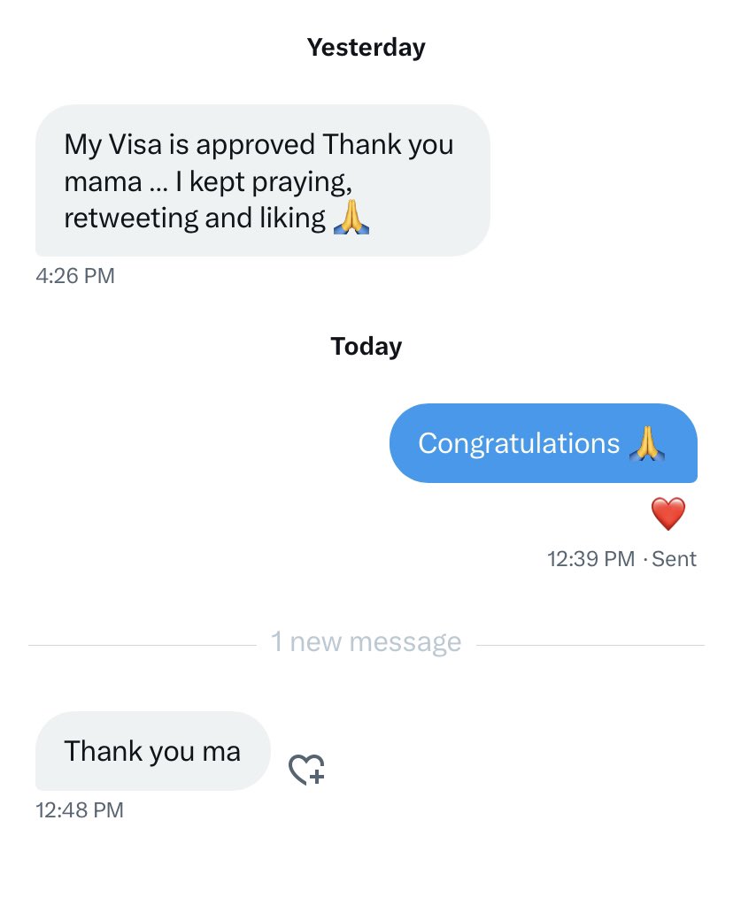 is_salsu's tweet photo. New Testimony ❤️

Visa Approval 💃

Please do not get tired of Retweeting. We are getting closer to your own testimony. When you see my post, Retweet, like and bookmark especially if you are believing God for something. Turn on my notification, so you always get notified. https://t.co/62XW7OL8ic