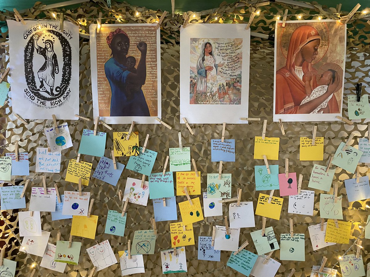 CowleyTeam's tweet photo. Such a joy to welcome @stfrancisce children for their Advent Prayer Spaces this week @ODSTschools @oxforddiocese #contemplative #compassionate #courageous https://t.co/sF1BoI7C19