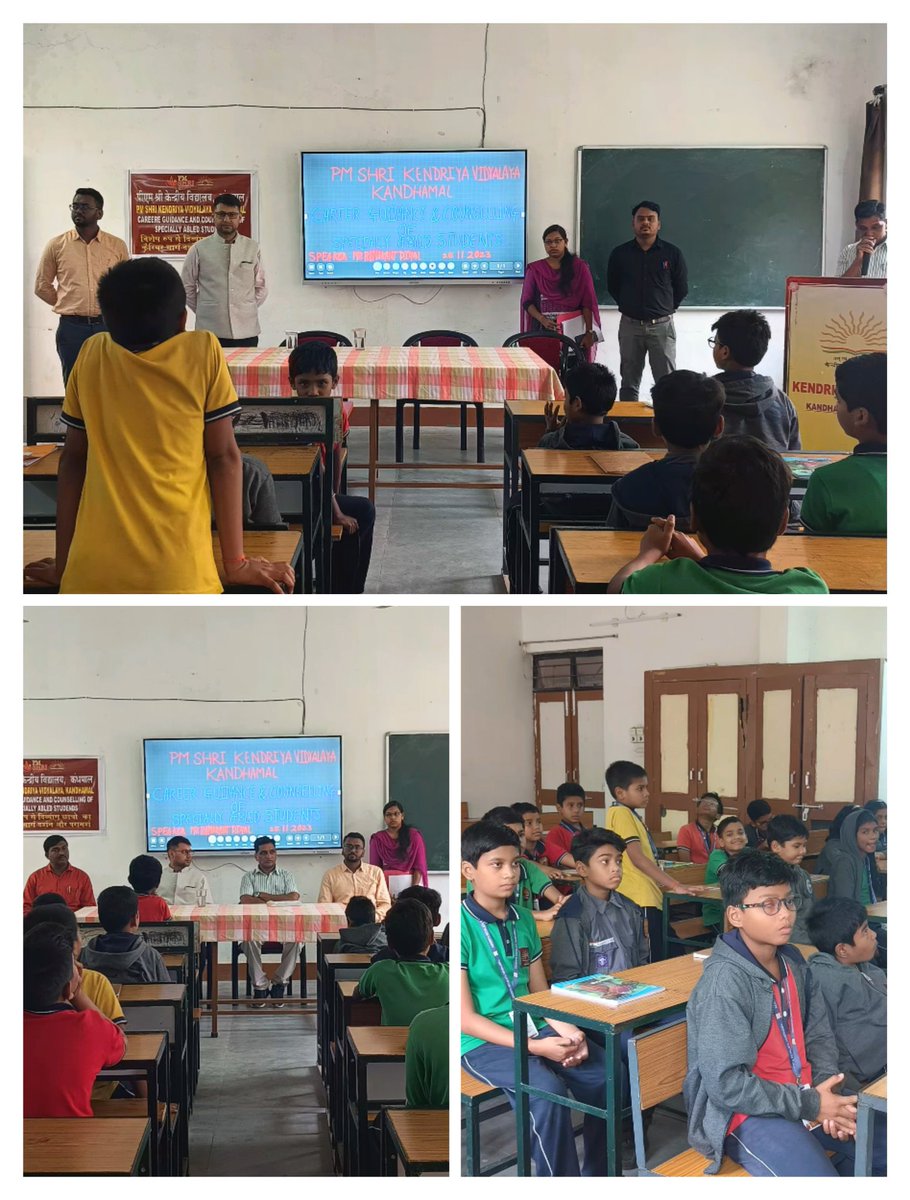 kvkandhamal's tweet image. Career guidance and counseling of specially #abled students Programme in our School @kvkandhamal