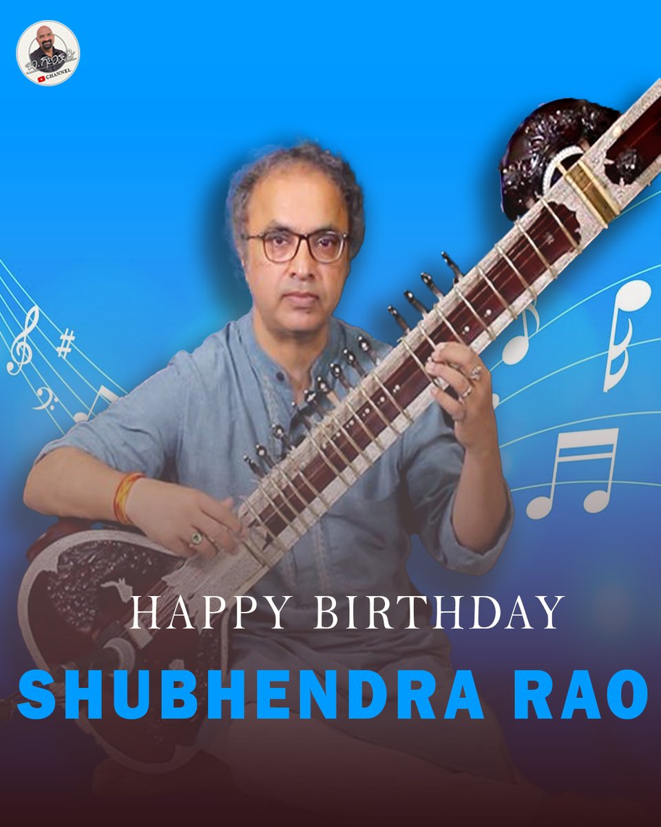 HAPPY BIRTHDAY
SHUBENDRA RAO 💐🎂@ShubhendraRao

#HappyBirthdayShubhendraRao
#ShubhendraRaoCelebration
#IndianMusicMaestro
#MelodiousBirthday
#MusicalMaestro
#BirthdayHarmony
#ShubhendraRaoVibes
#CelebratingMusic
#RhythmicCelebration
#SoulfulBirthday