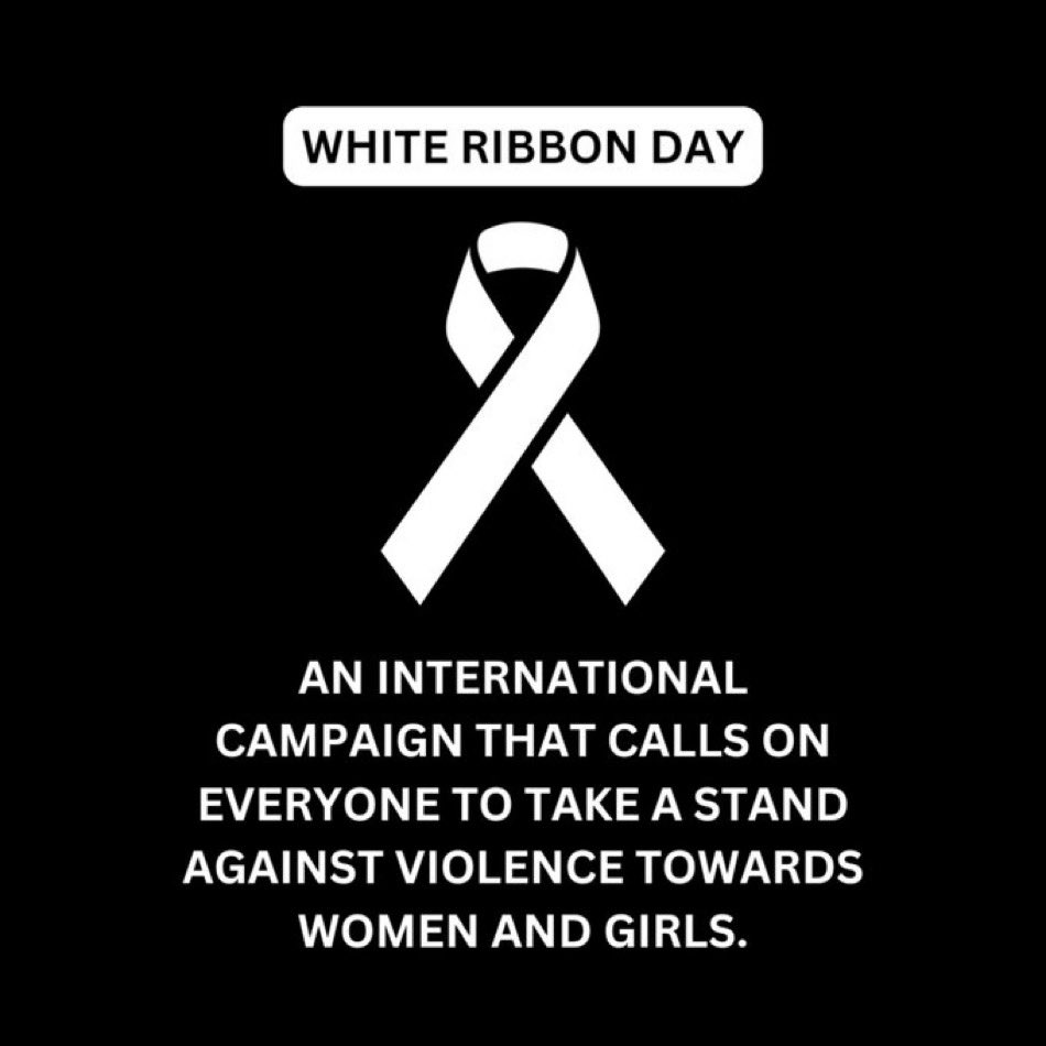 There are never any excuses 

 #WhiteRibbonDay