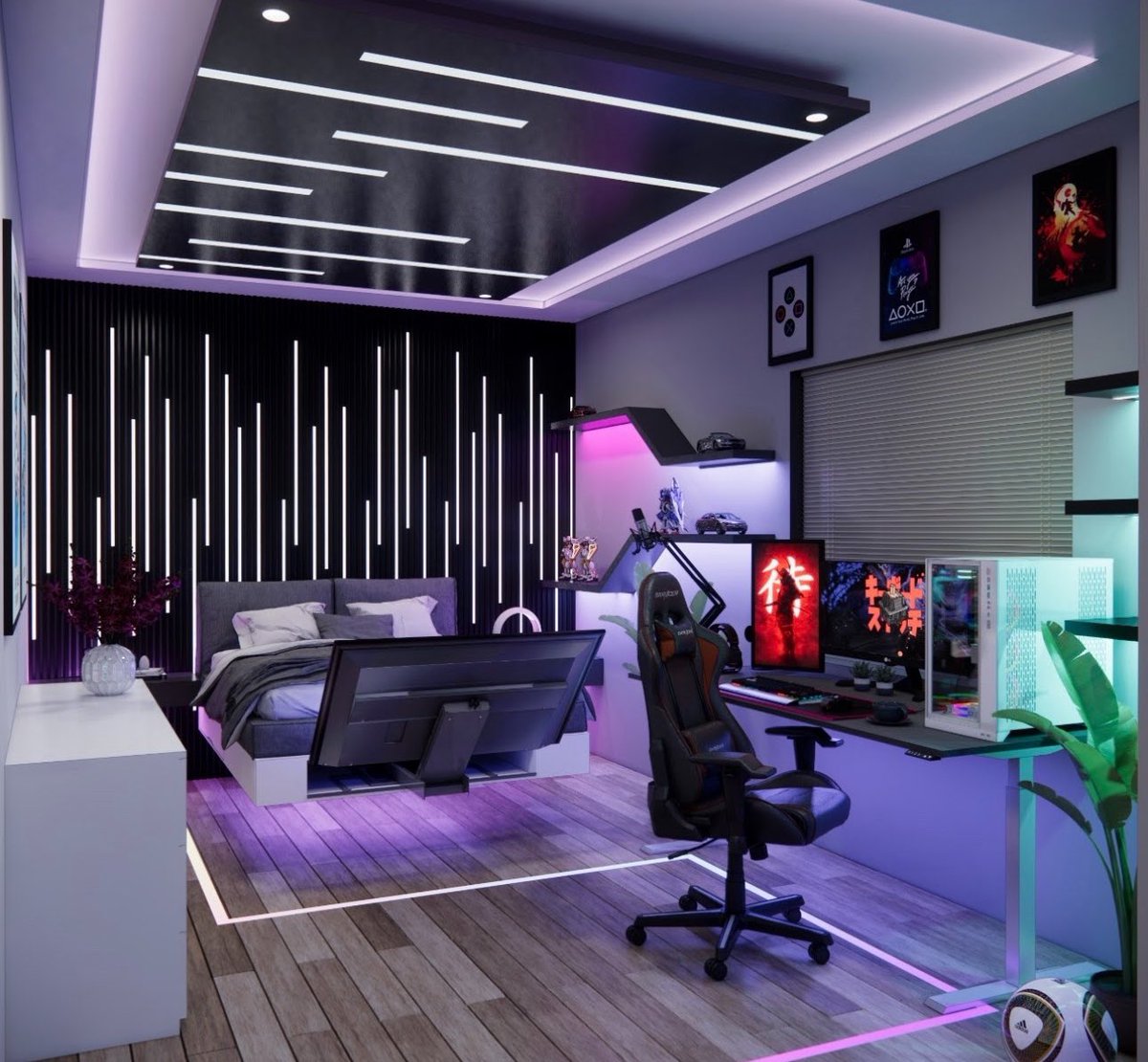 Working on making my dream bedroom… Go Watch Part 1!, image size:1200x1110