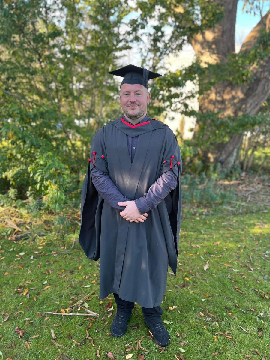 It’s done. 🍻 👨‍🎓 

I certainly wouldn’t have seen myself graduating a teaching degree with distinction a few years back. Not to mention having a YouTube podcast, having written two self published novellas and a screenplay. 

Today I am proud of myself.