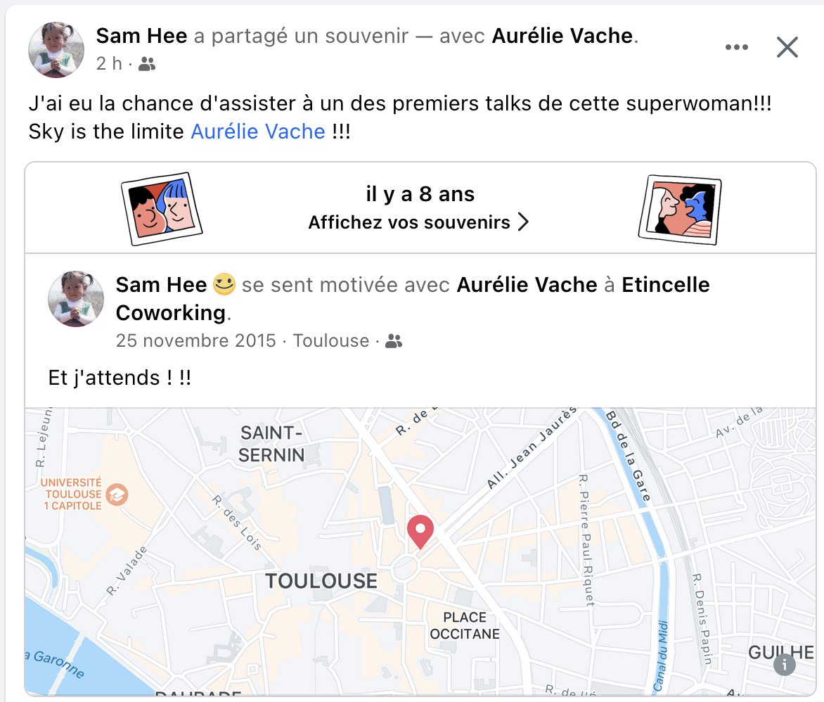 aurelievache's tweet image. Il y a 8 ans (!!!!) je présentais mon premier talk tech à @etincelle_tls pour le meetup Toulouse Data Science.
Cela faisait des mois que les supers orgas me poussaient pour que je partage mes connaissances.
Il m'a fallut 6 mois pour préparer ce talk et oser.
#BigQuery