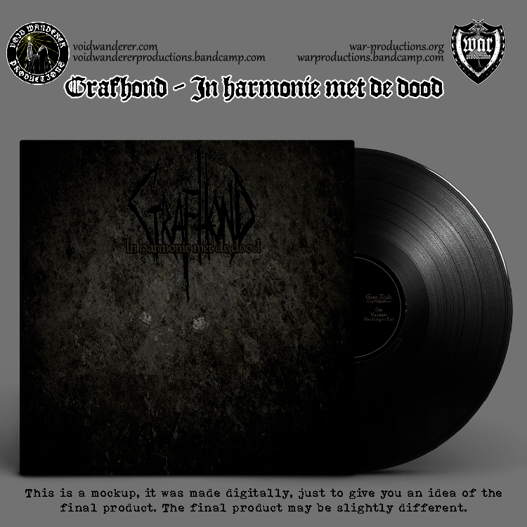 WarProd's tweet photo. #OurRelease
#Grafhond In Harmonie met de dood

This is the black edition limited to 134 copies

https://t.co/tOPSbCxwWP
for this and the other two editions

#WarProductions
#SupportTheUnderground
#OurRelease
#BlackMetal
#BlackMetalVinyl
#LPFormat
#DutchBlackMetal https://t.co/eLd1ZOjgQ9