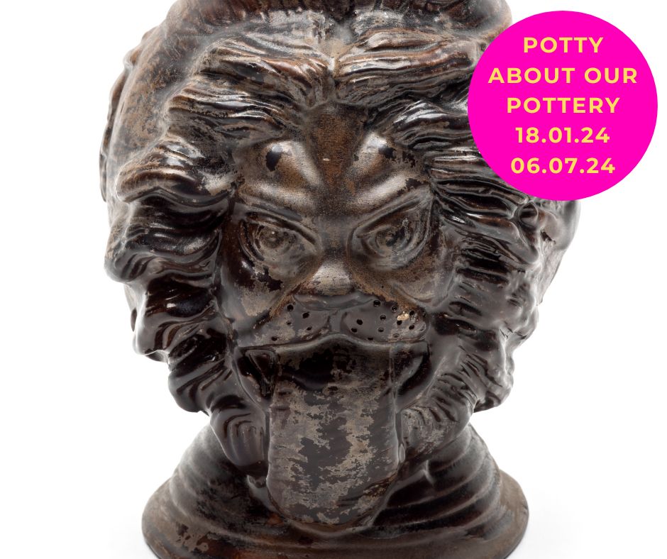 Come and see the #Bold and creative pottery pieces by Victorian potter Edward Bingham in our next colourful and interactive exhibition Potty About Our Pottery! Opens 18 January 2024 
#Museum30 #Pottery #MuseumsTogether #LoveMuseums #Exhibition  🏛️❤️🦁