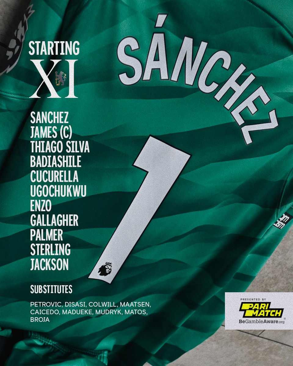 🚨 The wait for today’s team news is over! 📋

<a href="/ParimatchUK/">Parimatch UK</a> | #NewChe