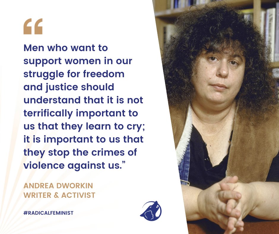 Today is the International Day for the Elimination of Violence Against Women. 💜🤍💛 At WoLF, we fight to protect women and girls from sex-based violence and exploitation. Together, we can liberate women and girls! #EndMaleViolence #AndreaDworkin #RadicalFeminist