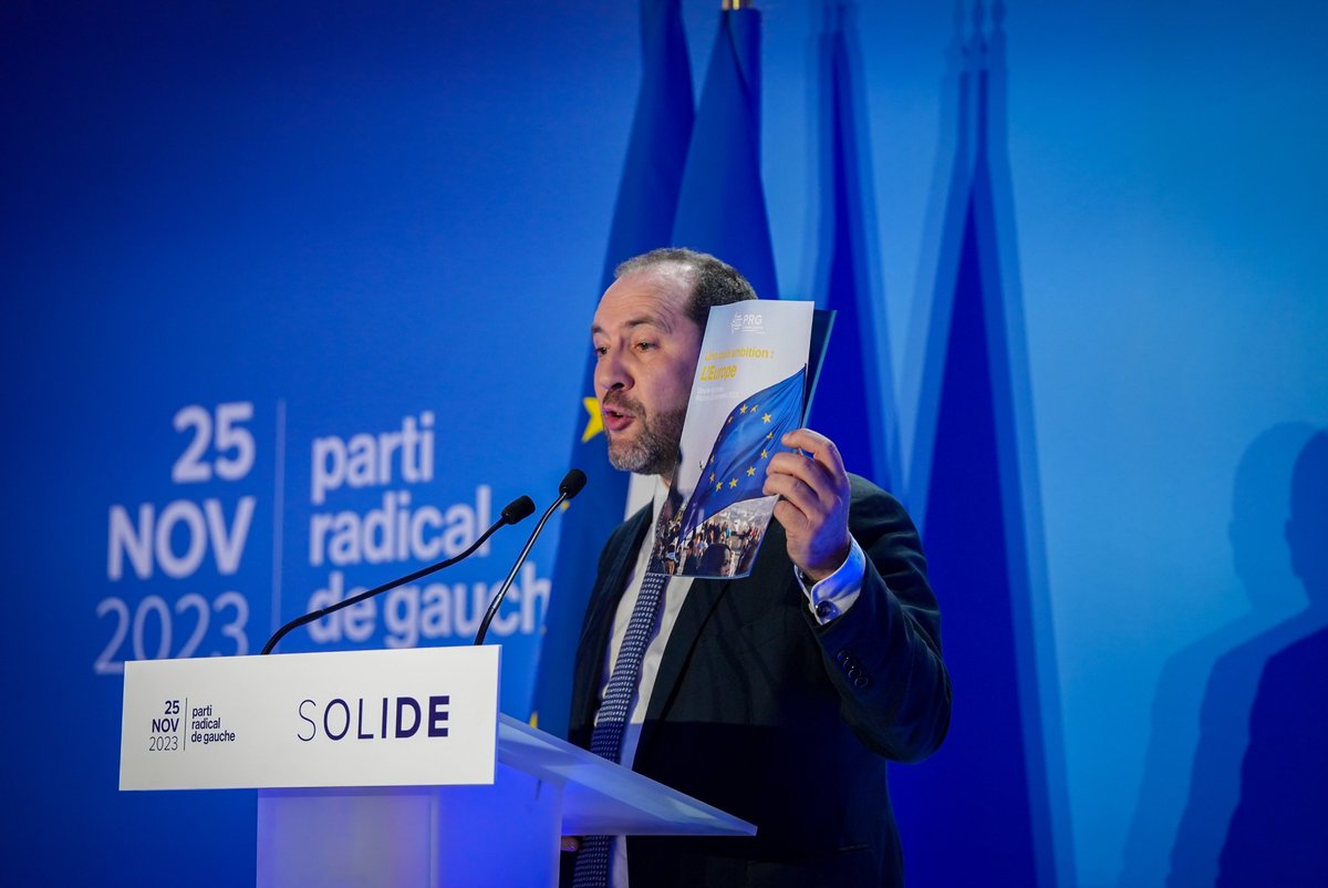 PRGOccitanie's tweet photo. 🇪🇺 Aujourd'hui, le @PartiRadicalG lance sa campagne européenne : #Solide ! https://t.co/Ixmse3mU0Q