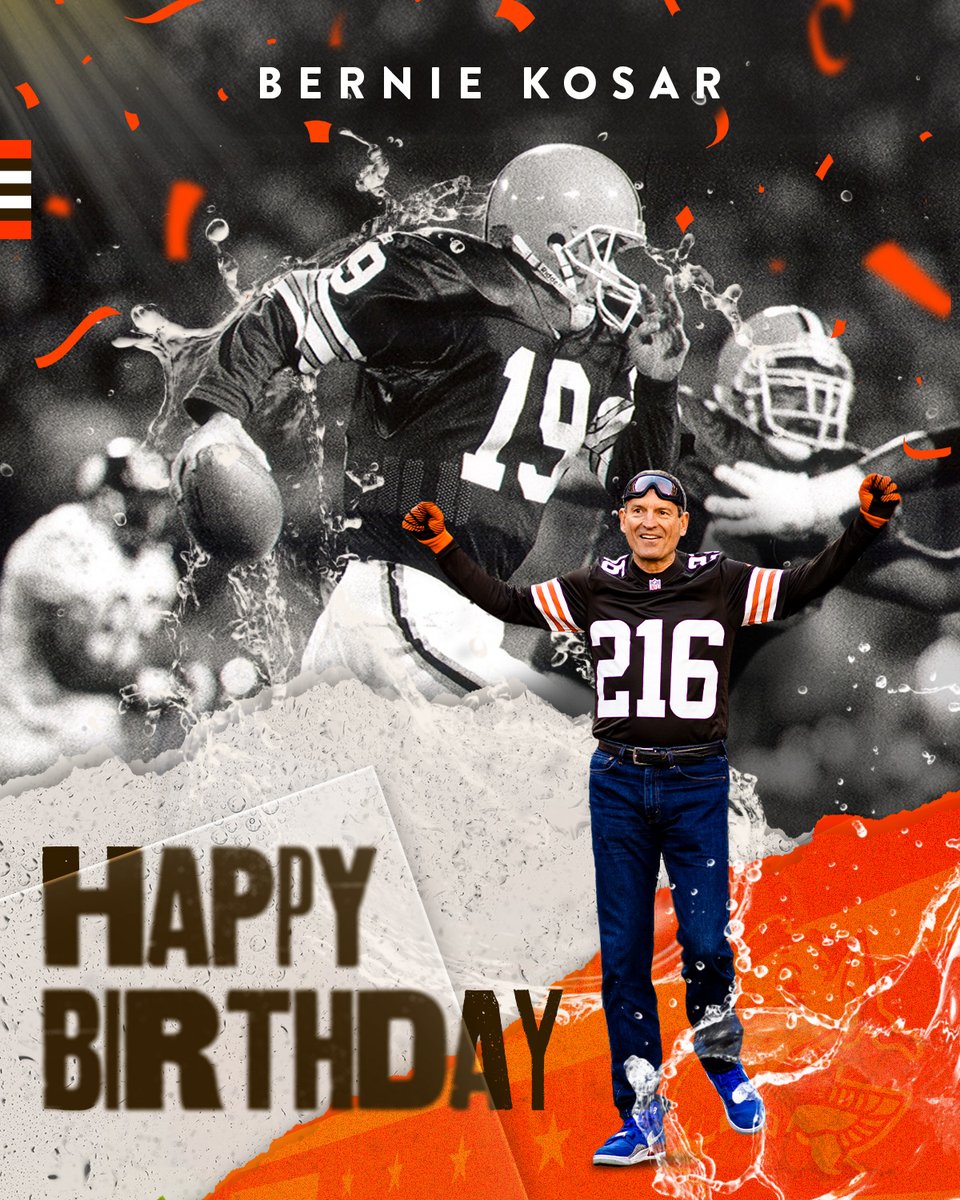 Wishing a very happy birthday to Browns legend <a href="/BernieKosarQB/">Bernie Kosar</a>!