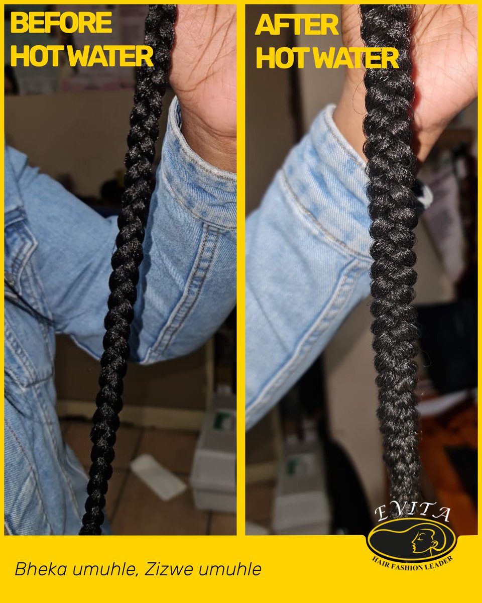 evita_braids's tweet image. Pour hot water over these braids, and watch the incredible journey from skinny to fluffy unfold before your eyes. 💦✨ 
Available now at your local braids stockist. 🌟🔥

#PopcornBraids #BraidMagic #InnovationInStyle #FluffyTransformation #EvitaPopcorn  #BraidsMagic #FunAndFluffy