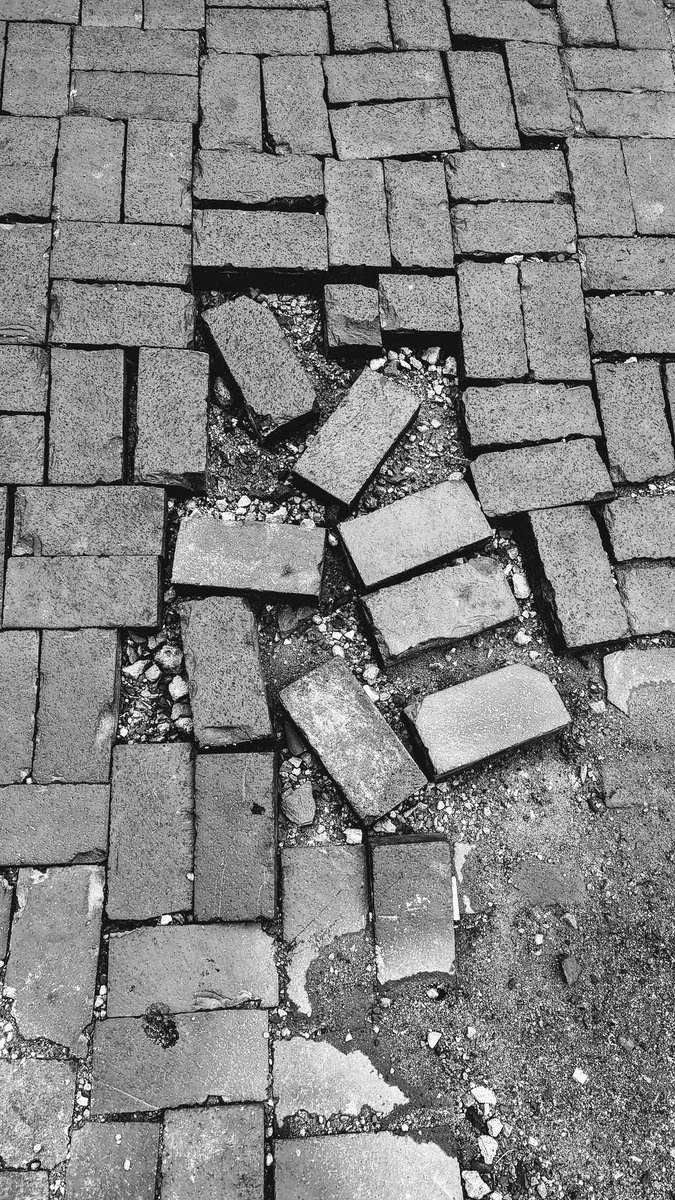 vintiga's tweet photo. Falling Apart

#FallingApart #BrickWork #OldBricks #DestroyedRoad #Downtown #DowntownStLouis #StLouis #WalkAbout #PhotographyIsArt #Photography #Preset #BlackAndWhite #BlackAndWhitePhotography #Pixel7 #Pixel7Pro #PixelPhotography #ShotOnPixel #GooglePixel https://t.co/FNRVKcxJjD