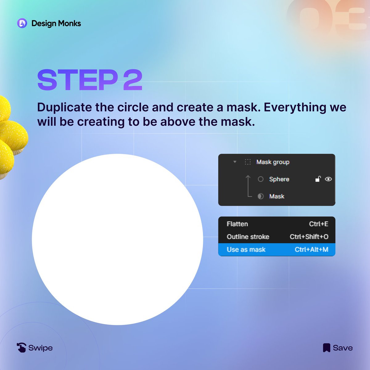 design_monks's tweet image. 🌐Creating a 3D Sphere: A Fast Figma Guide
#FigmaTutorial #3DSphere #DesignGuide #GraphicDesign #FigmaDesign #DesignTips #DigitalArt #UIUXDesign #CreativeTutorial #GraphicDesigning #VisualArt #FigmaTips #LearnDesign #DesignInspiration #CreativeSkills #DesignCommunity
