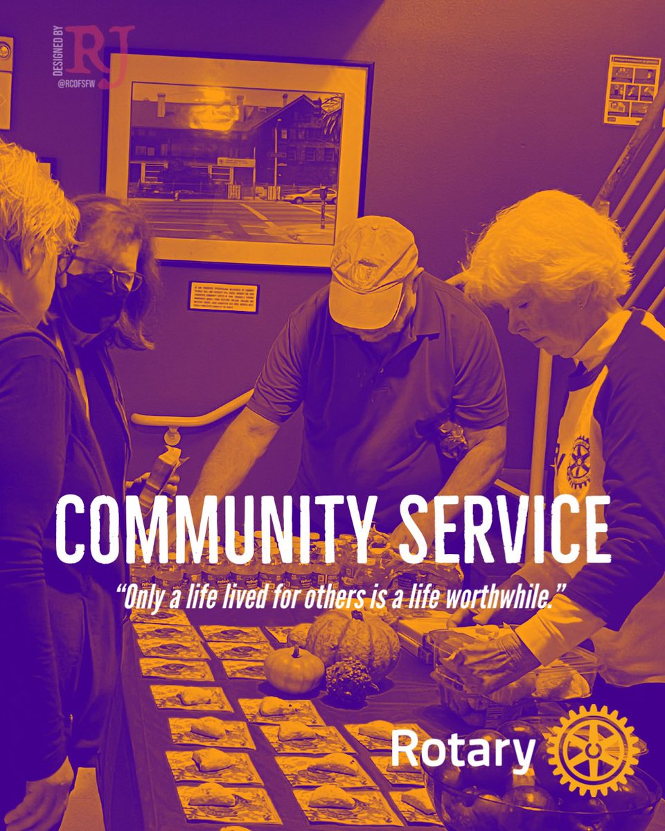 One of Rotary’s Five Avenues of Service is Community Service.  Rotary helps make communities better by improving their conditions through education, assistance, and support. A clean, healthy, and liveable community means peace and prosperity to its citizens.