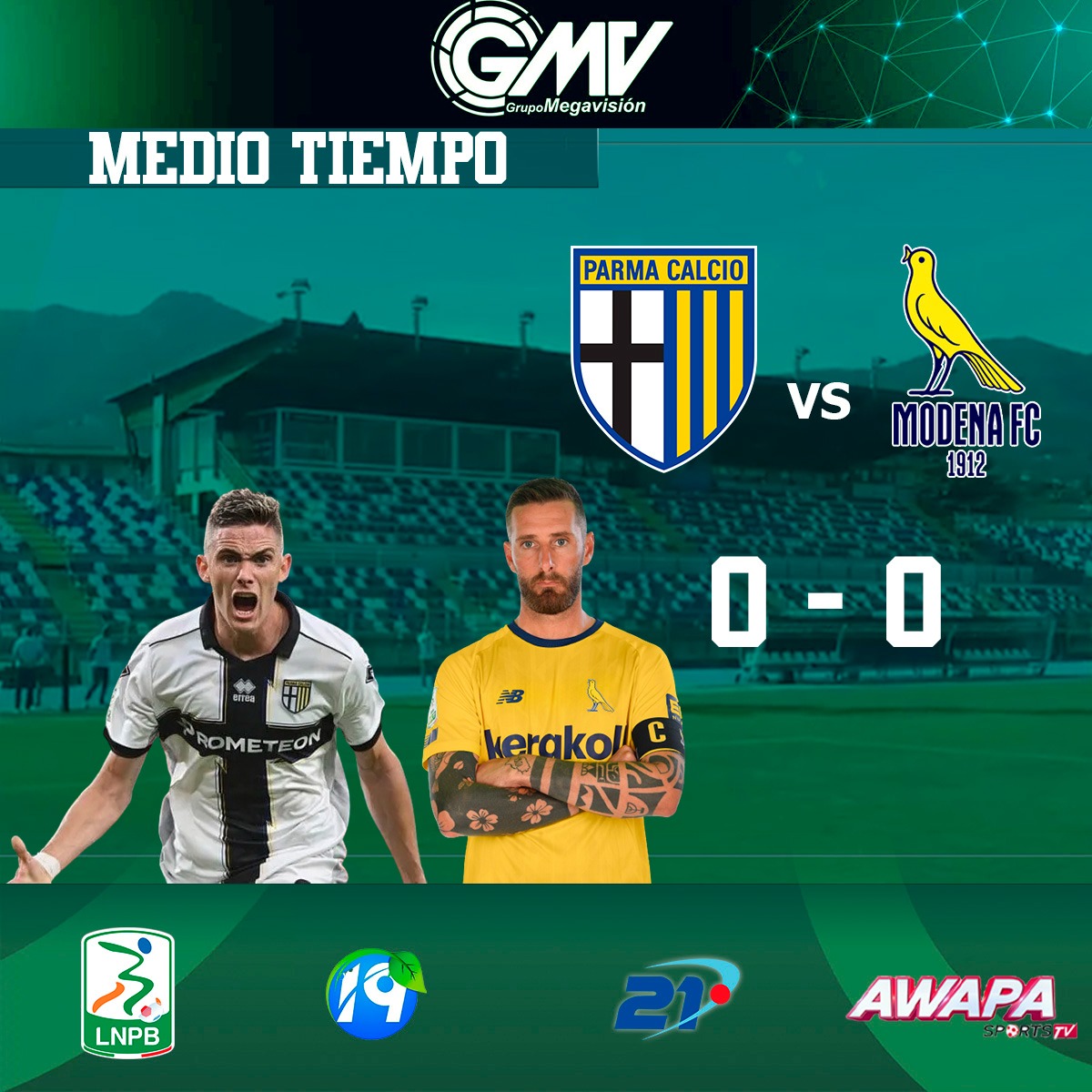 Awapasportstv's tweet photo. 🇮🇹 MEDIO TIEMPO

Se mantienen empatados Parma y Modena. 

 #Parma 0-0 #Modena https://t.co/K6wINz6lTW