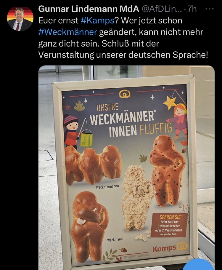 Dass Gunnar nicht das hellste Licht an der Tanne ist: geschenkt.

Aber so dämlich: das ist schon spektakulär!