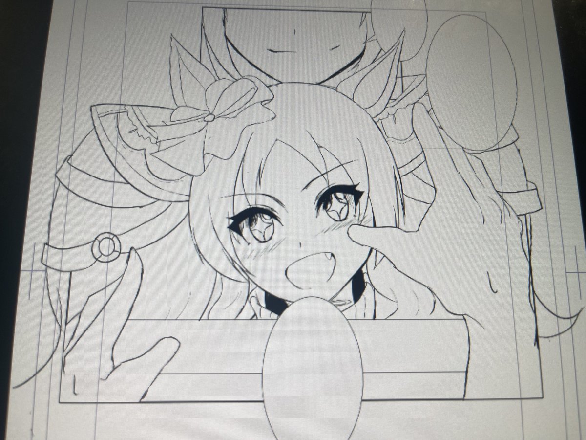 初描きで上手く描けたので神絵師かもしれない 