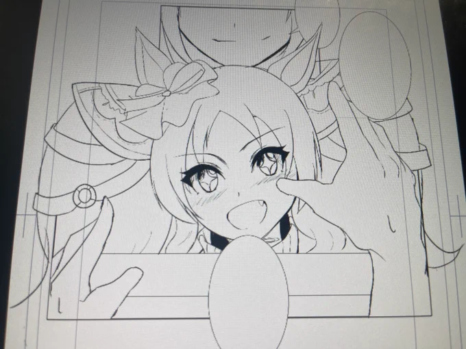 初描きで上手く描けたので神絵師かもしれない 