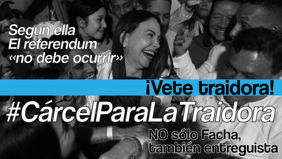 #CarcelParaLaTraidora María la loca