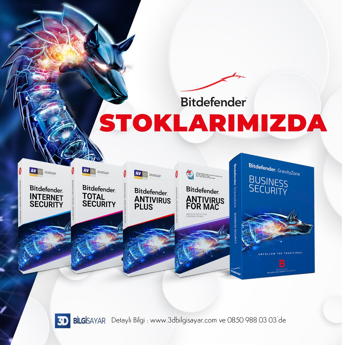 3d_bilgisayar's tweet photo. 📢Bitdefender Stoklarımızda...
Detaylı bilgi;
🌐https://t.co/n3kqAhoXM1
📞0850 988 03 03
#virüs #virüsyazılımı #güvenlikyazılımı #yazılım #sibergüvenlik #bitdefender #bitdefenderbox #bitdefendervpnsecurity #bitdefendertotalsecurity #3dBilgisayar #bilgisayar #kasımfırsatları https://t.co/Zlld5HE8Vb