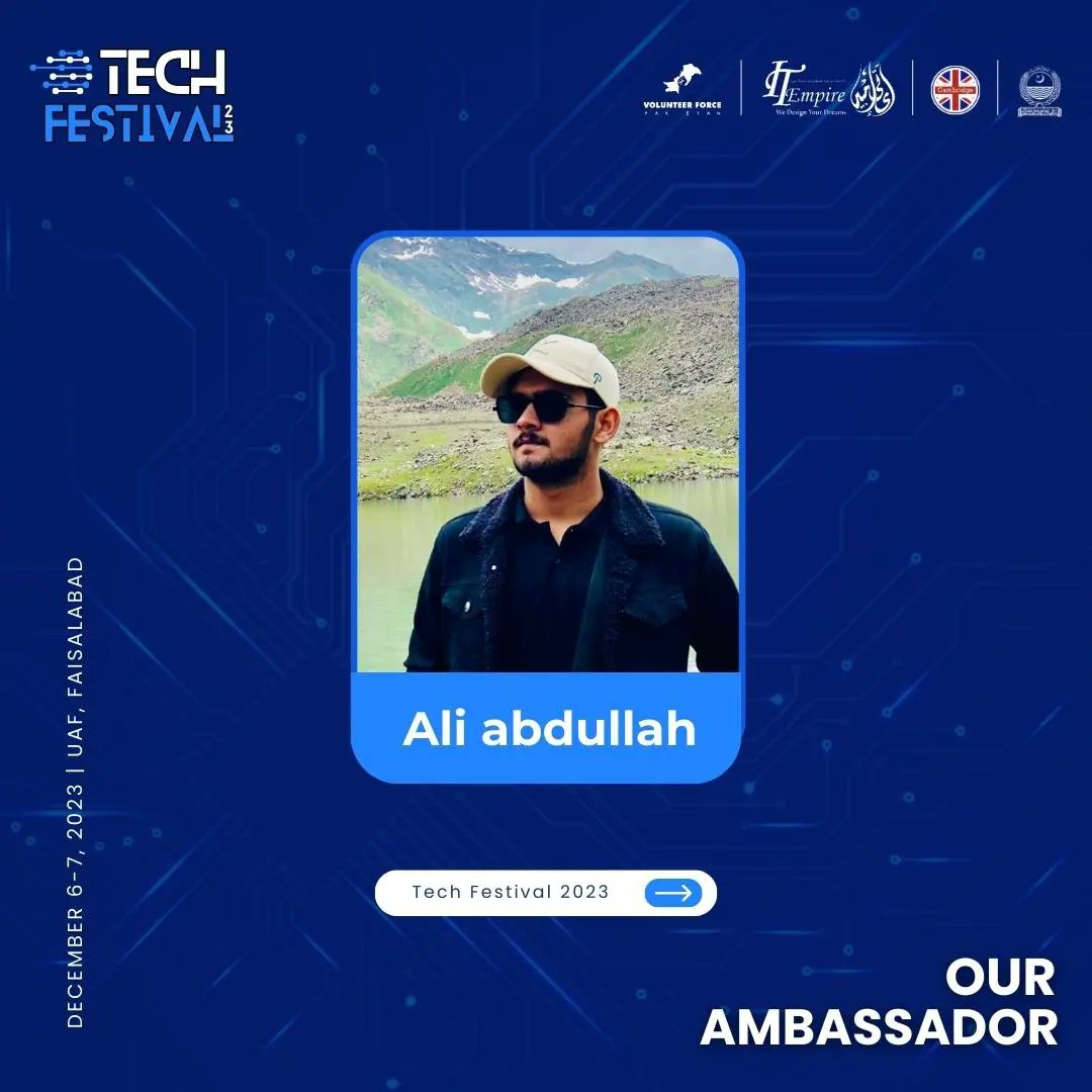 vforcepak's tweet photo. 🥳We're buzzing with excitement to welcome our esteemed 𝐀𝐦𝐛𝐚𝐬𝐬𝐚𝐝𝐨𝐫𝐬 for #TechFestival, where technology meets creativity and ideas ignite. Let's craft the future together! Join us an an ambassador now!!
➡️ 𝐀𝐦𝐛𝐚𝐬𝐬𝐚𝐝𝐨𝐫𝐬 𝐅𝐨𝐫𝐦
https://t.co/nfVkt6UVn1 https://t.co/k2zhHRZdTl