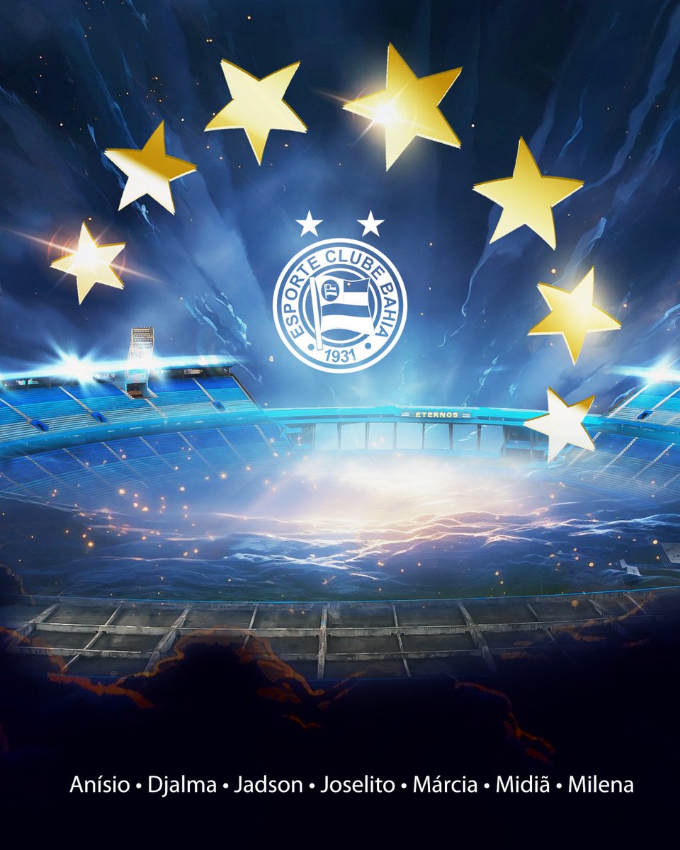 💫 Mais um 25 de novembro.
E nunca vamos esquecer.

Há 16 anos temos 2 estrelas no peito e 7 brilhando no céu.

Anísio, Djalma, Jadson, Joselito, Márcia, Milena, Midiã. 

Os sete irmãos tricolores estão eternizados em homenagens no #MuseuDoBahia e no CT Evaristo de Macedo. #BBMP