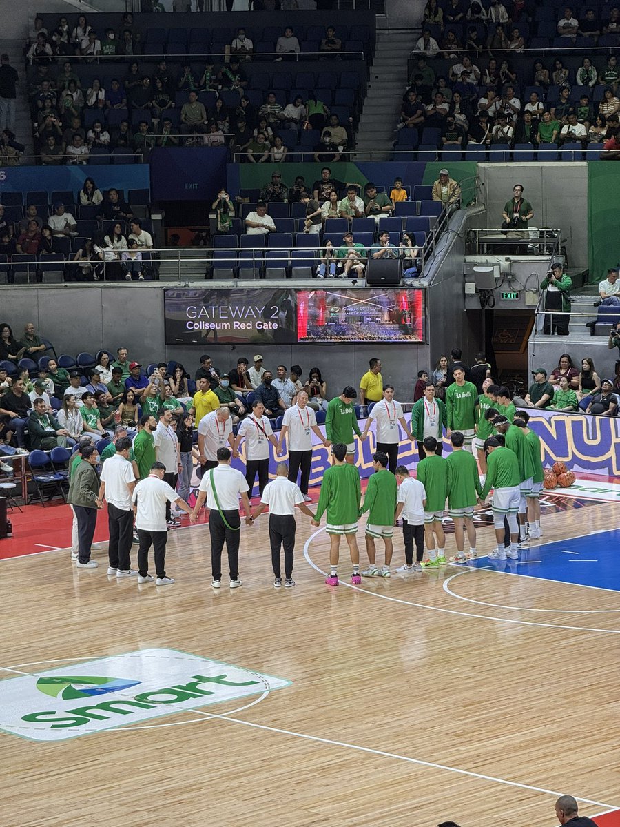 This ain’t just a team. It’s a family. When the coach cares for his players. His players learn to look out for each other like brothers. It ain’t over yet but thanks for inspiring the whole Lasallian community! Two more games to go! #UAAPSeason86 #GoLaSalle
