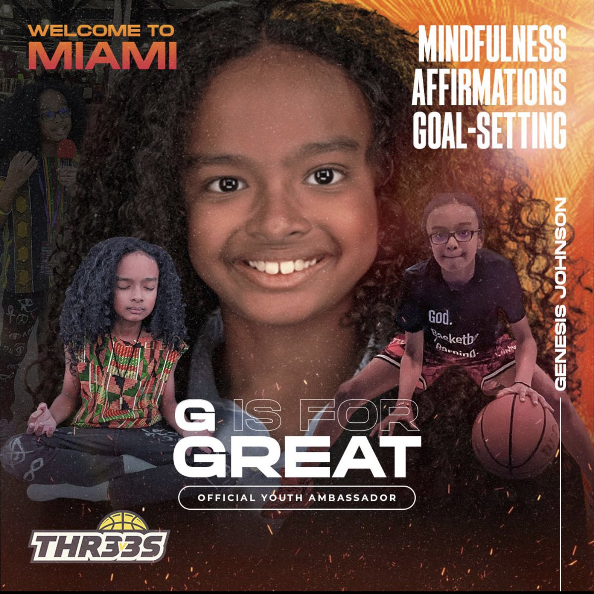 THR33Sbball's tweet photo. Take Notes 📝 We can all learn a thing or two from Genesis!! 

Excited to announce @IAMGisforGREAT as our official Youth Ambassador 

Because we believe empowering the youth means creating opportunities for leadership, collaboration &amp; meaningful learning ✨ https://t.co/y1SxaOPkFQ
